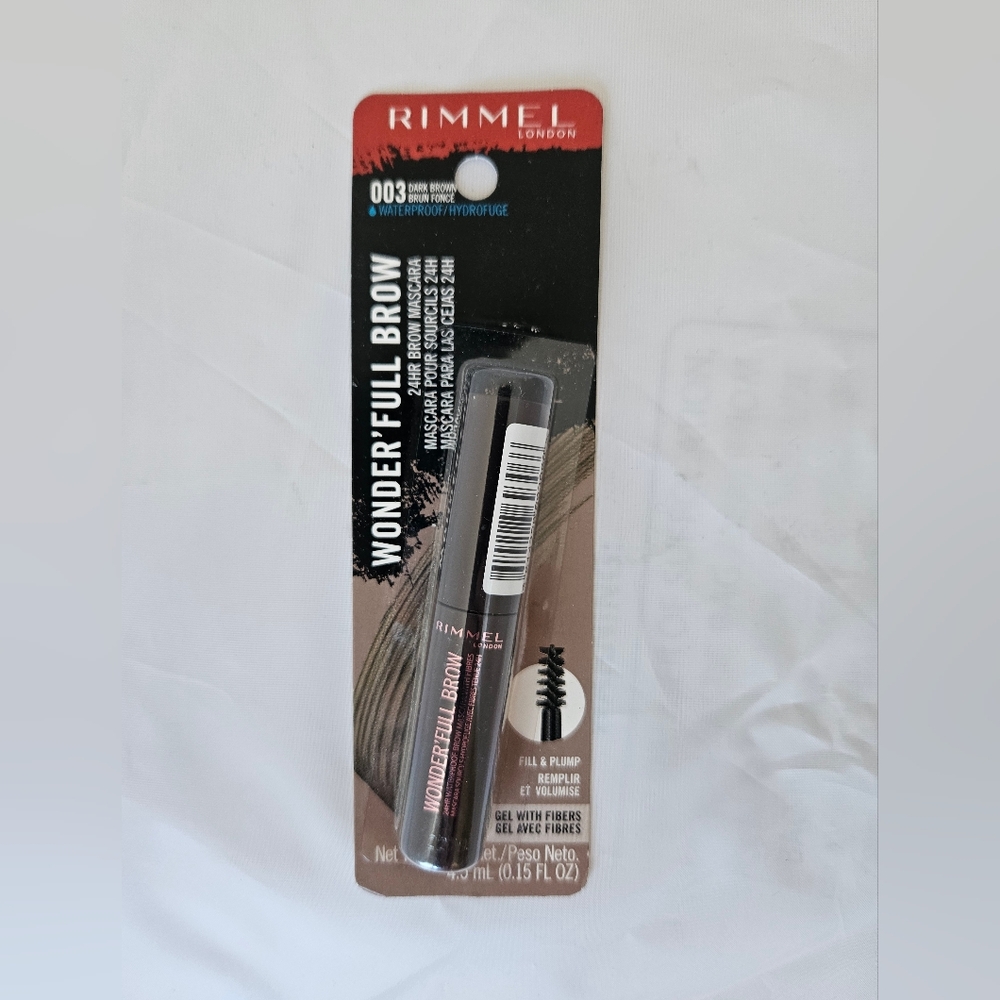 Rimmel London Wonder'Full Brow Gel - Dark Brown 003 Waterproof